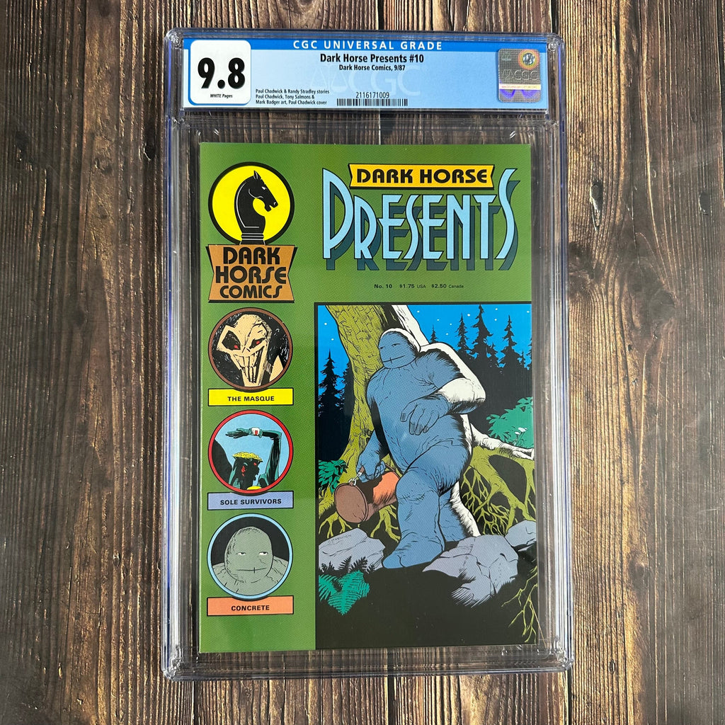 Bry's Comics Dark Horse Presents #10 CGC 9.8 WP  1st appearance of The Mask (as Masque)
