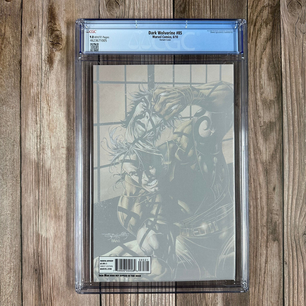 Bry's Comics Dark Wolverine #85 CGC 9.8 WP "Iron Man by Design" Variant Cover by Skottie Young