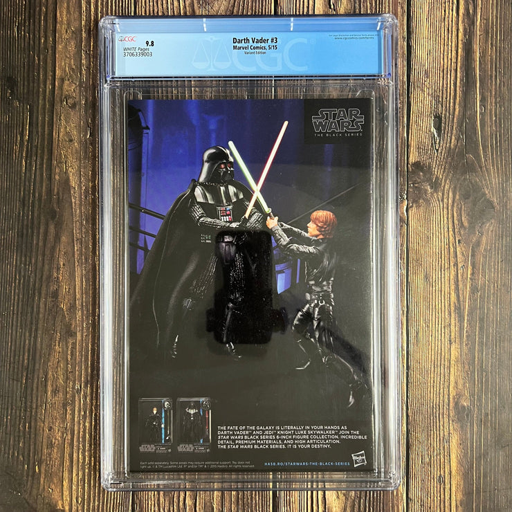 Bry's Comics Darth Vader #3 CGC 9.8 1:25 Variant cover art by Salvador Larroca