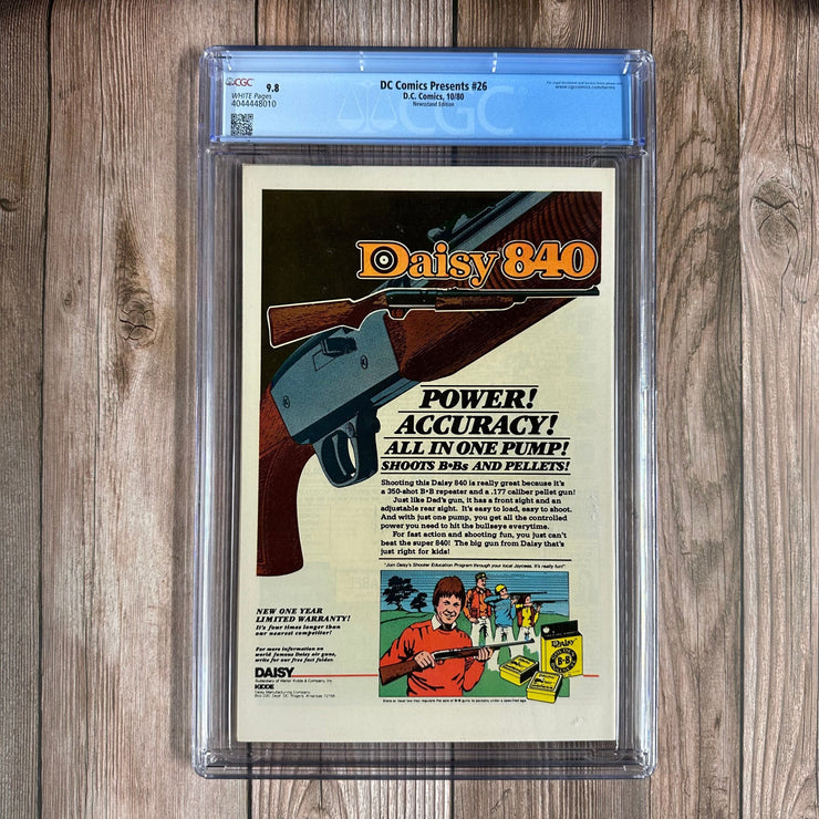 Bry's Comics DC Comics Presents #26 CGC 9.8 WP 1st appearance of Raven, Cyborg & Starfire; 1st team appearance of the new Teen Titans, NEWSSTAND EDITION (Cert:8010)