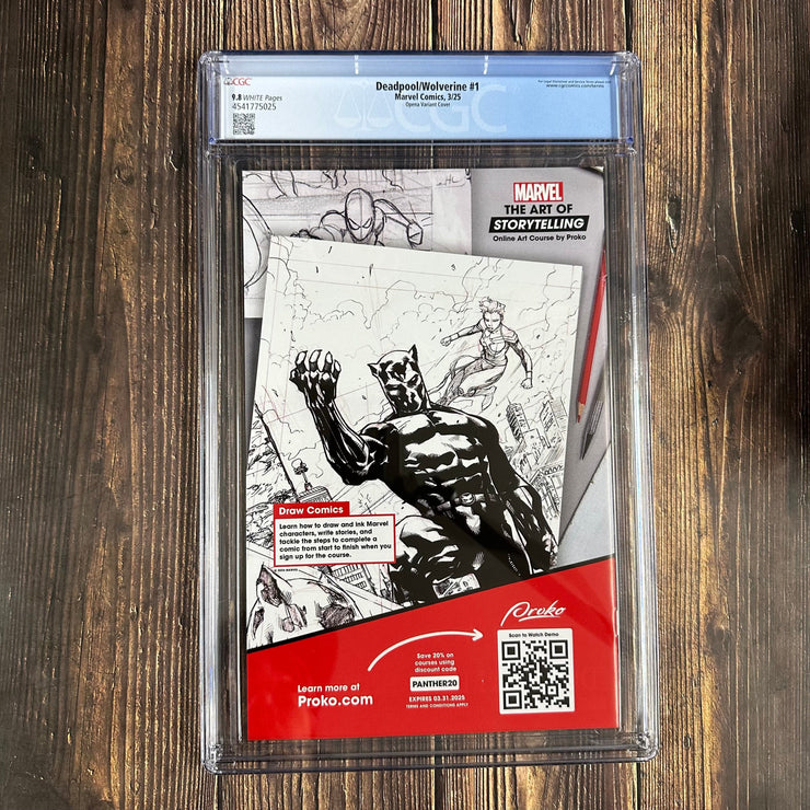 Bry's Comics Deadpool / Wolverine #1 CGC 9.8 WP 1:25 Opena Variant