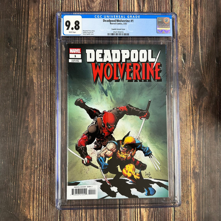 Bry's Comics Deadpool / Wolverine #1 CGC 9.8 WP 1:50 Capullo Variant Cover