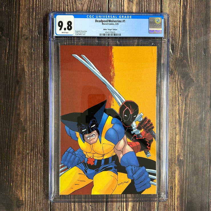 Bry's Comics * Deadpool / Wolverine #1 CGC 9.8 WP Miller Virgin Edition