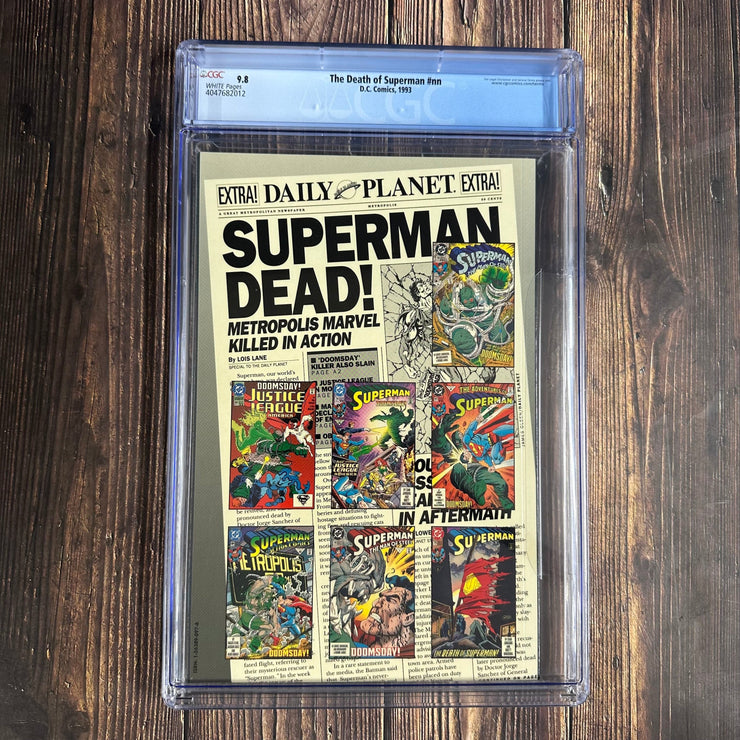 Bry's Comics Death of Superman #NN CGC 9.8 TPB 1st Print