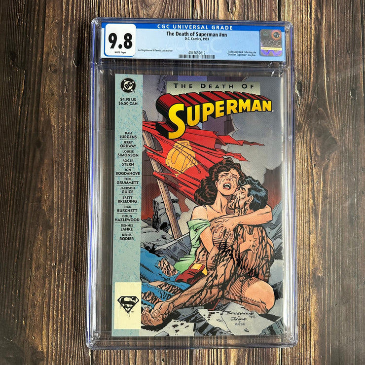 Bry's Comics Death of Superman #NN CGC 9.8 TPB 1st Print