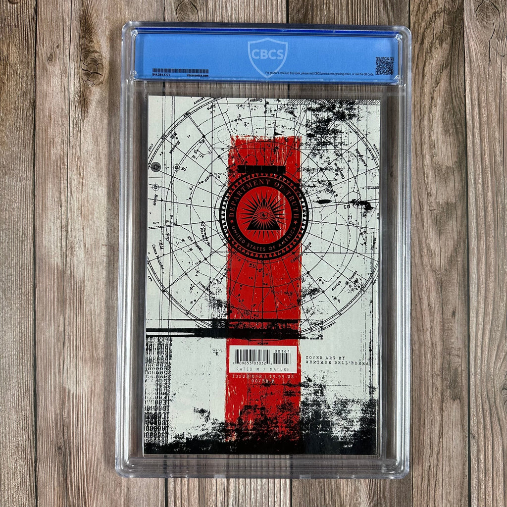Bry's Comics Department of Truth #1 CBCS 9.8 WP 1:100 Retailer Incentive Variant Cover by Werther Dell'Edera, 1st appearance 0/ Cole Turner., Something is Killing the Children #1 homage