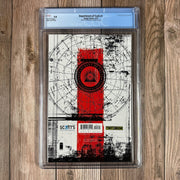 Bry's Comics Department of Truth #1 CGC 9.8 WP – 4th Printing, Scott's Collectables & Tiny Onion exclusive, Virgin Gold Foil Cover by Peach Momoko Variant B, COA 340/400