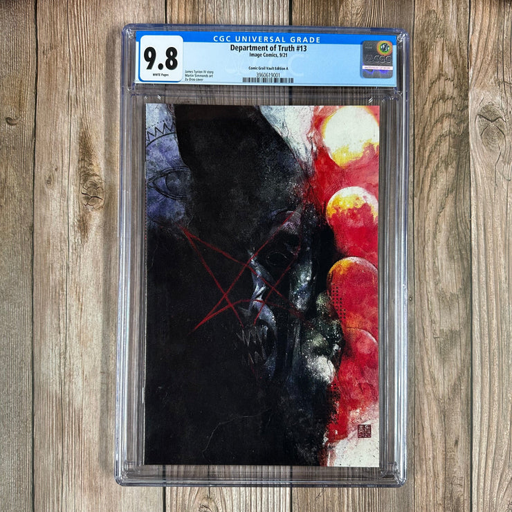 Bry's Comics Department of Truth #13 CGC 9.8 WP Comic Grail Vault Edition A, Cover by Zu Orzo (Cert: 9001)