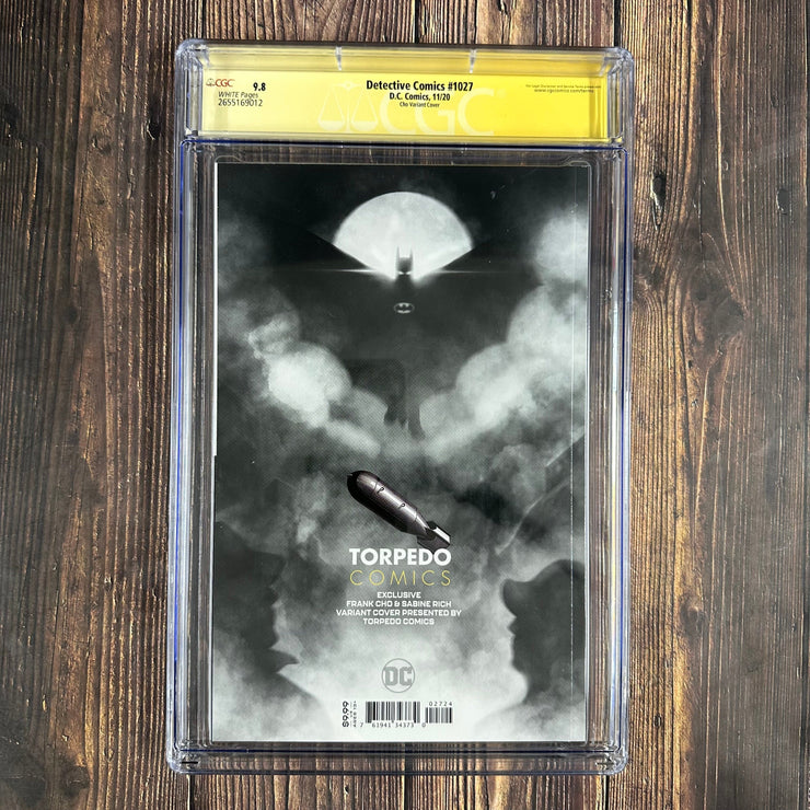 Bry's Comics Detective Comics #1027 CGC 9.8 WP SS Signed by Frank Cho, Cho Variant Cover Torpedo Comics Exclusive,  1st appearance of Christopher Nakano, a police officer who becomes mayor