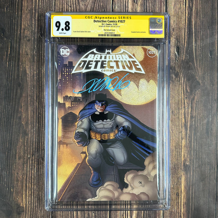Bry's Comics Detective Comics #1027 CGC 9.8 WP SS Signed by Frank Cho, Cho Variant Cover Torpedo Comics Exclusive,  1st appearance of Christopher Nakano, a police officer who becomes mayor