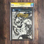 Bry's Comics Detective Comics #20 CGC 9.8 WP,  Signature Series, Signed and sketch by Tony Saylor