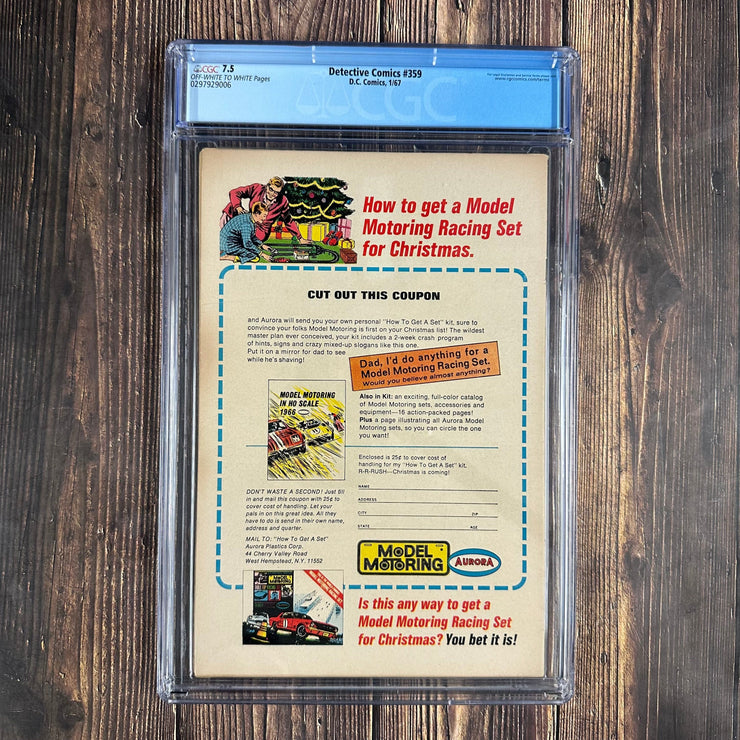 Bry's Comics Detective Comics #359 CGC 7.5  1st appearance and origin of Batgirl, 1st appearance of Killer Moth in the Silver Age