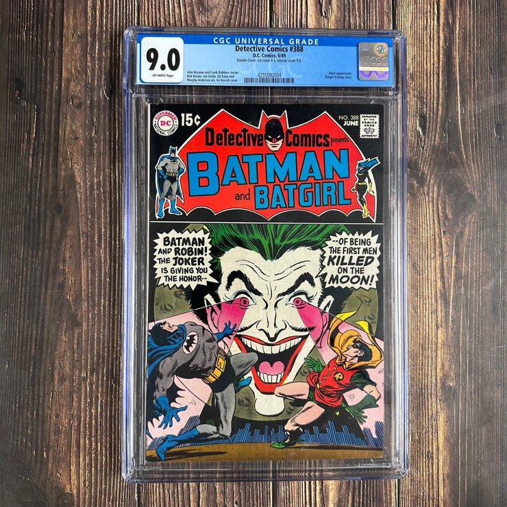 Bry's Comics Detective Comics #388 CGC 9.0 Gil Kane Art Joker Cover Double Cover!