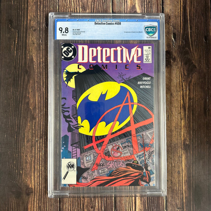 Bry's Comics Detective Comics #608 CBCS 9.8 WP, 1st appearance of Anarky, Lonnie Machin