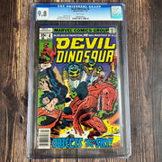 Bry's Comics Devil Dinosaur #4 CGC 9.8 WP Jack Kirby & Joe Sinnot Cover Art