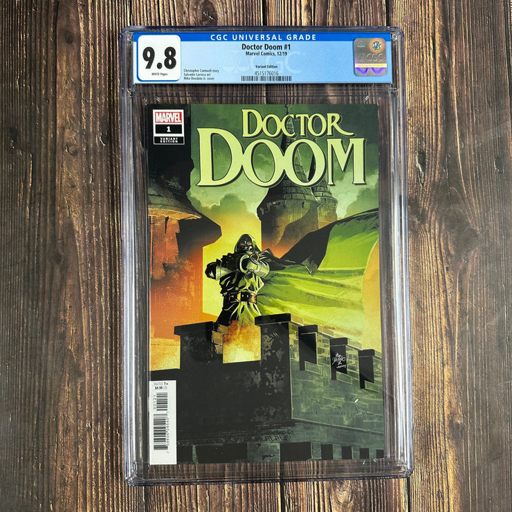 Bry's Comics Doctor Doom #1 CGC 9.8 1:10 Variant cover art by Mike Deodato 1st Solo Doom Title