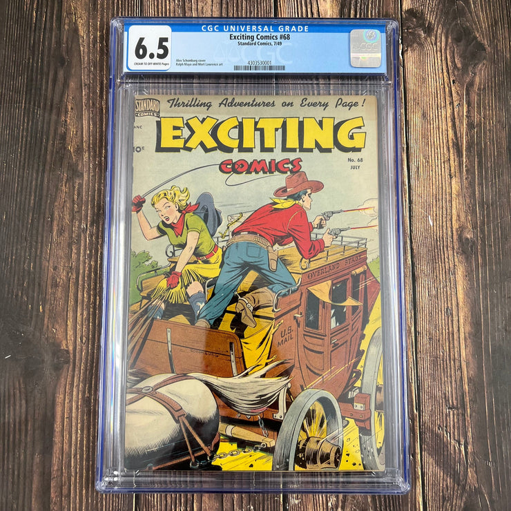 Bry's Comics Exciting Comics #68 CGC 6.5 Cream to Off-White Pages Golden Age Goodness!