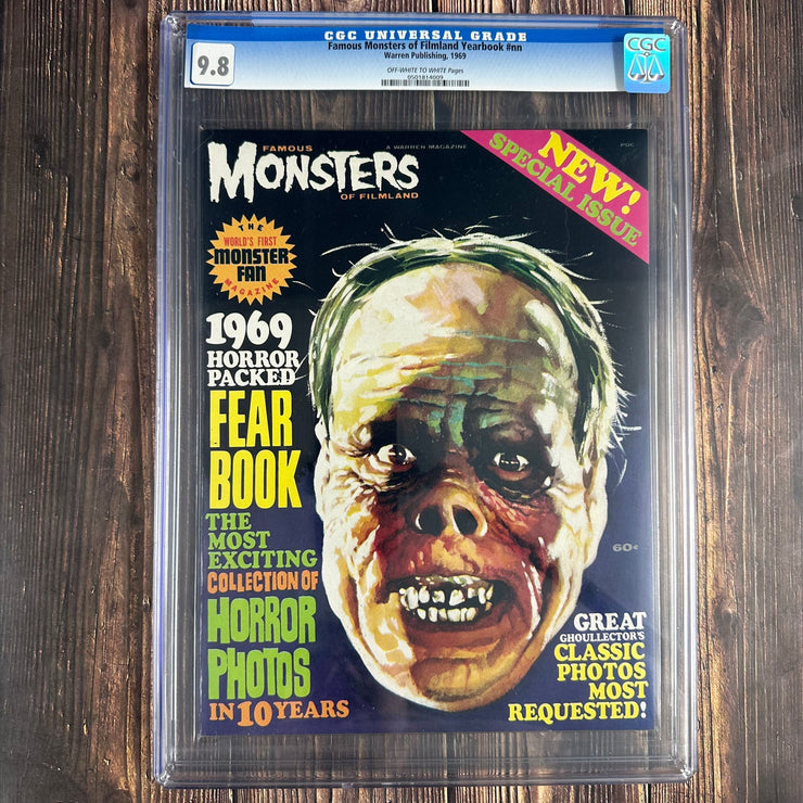 Bry's Comics Famous Monsters of Filmland Yearbook  #nn CGC 9.8 Phantom of the Opera cover art by Basil Gogos