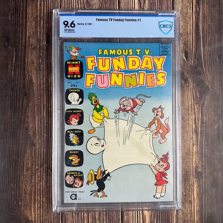 Bry's Comics *Famous TV Funday Funnies #1 CBCS 9.6  US Cover price $0.25&nbsp;