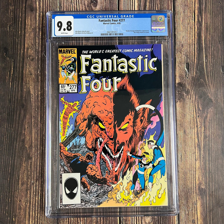 Bry's Comics Fantastic Four #277 CGC 9.8 WP, Battle of Franklin Richards versus Mephisto