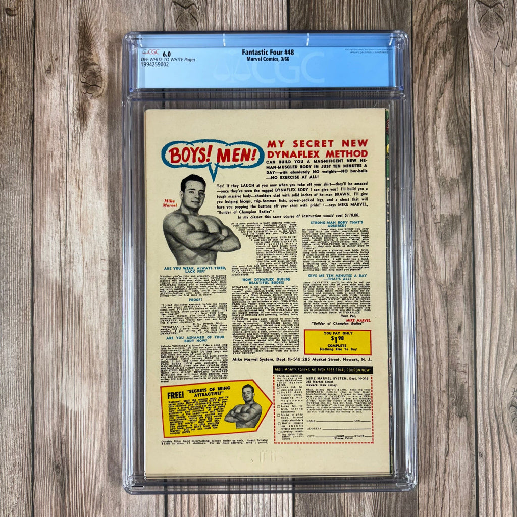 Bry's Comics Fantastic Four #48 CGC 6.0 1st appearance of Silver Surfer, cameo of Galactus