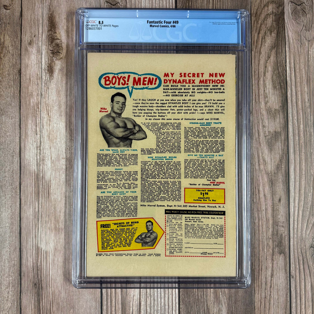 Bry's Comics Fantastic Four #49 CGC 8.5 1st full appearance of Galactus, 1st cover and 2nd appearance of the Silver Surfer