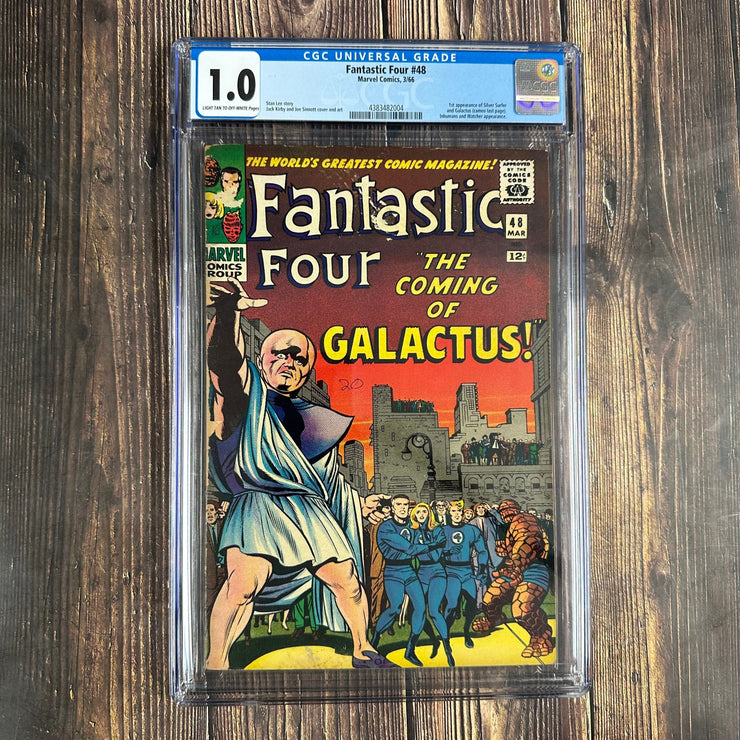 Bry's Comics Fantastic Four #49CGC 1.0 Cover Art by Jack Kirby, 1st appearance of Silver Surfer, 1st cameo appearance of Galactus