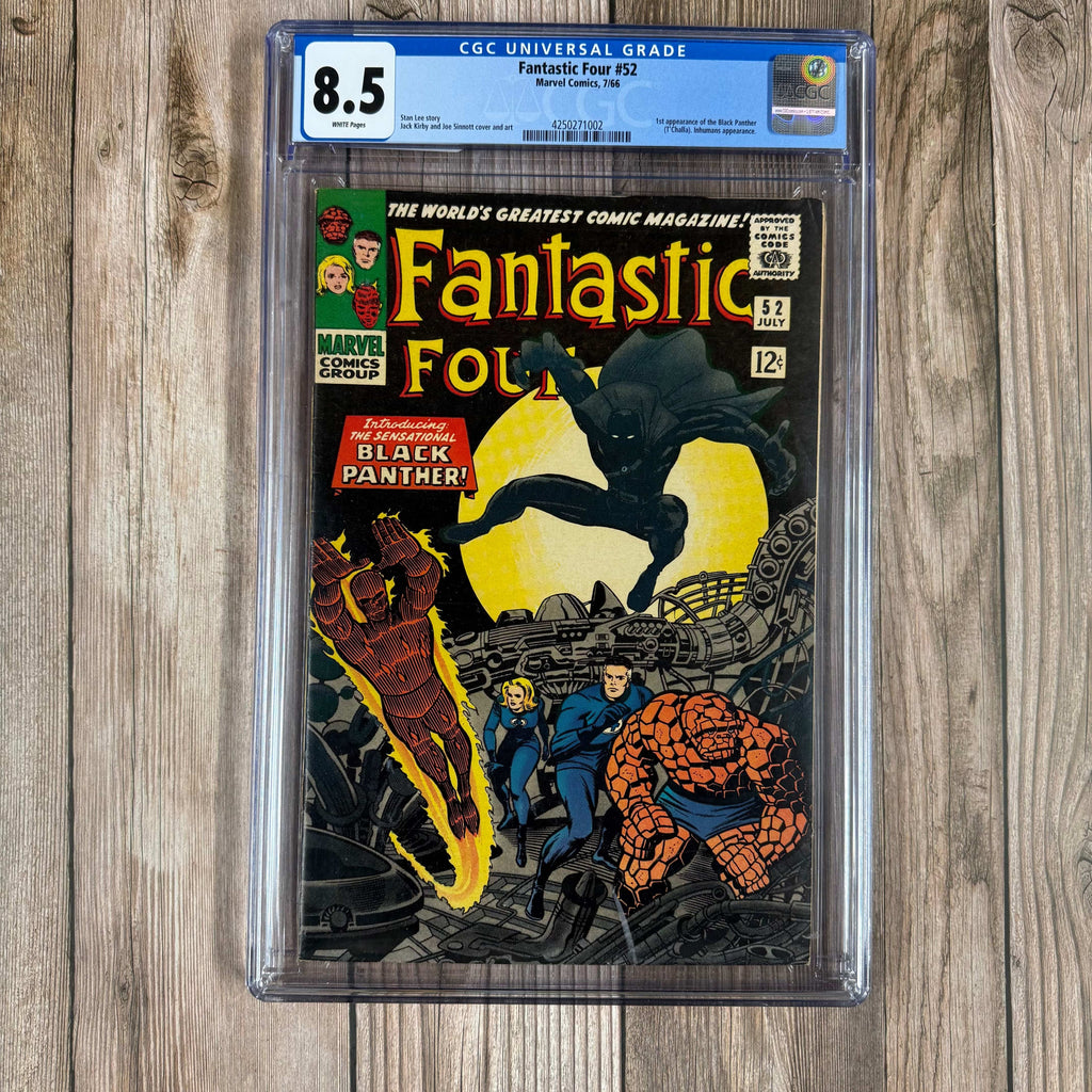 Bry's Comics Fantastic Four #52 CGC 8.5 WP 1st appearance of the Black Panther, T'Challa, king of Wakanda