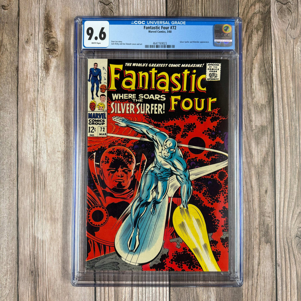 Bry's Comics Fantastic Four #72 CGC 9.6 WP ICONIC cover art by Jack Kirby *Trade Avail.