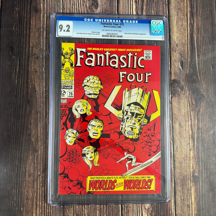 Bry's Comics Fantastic Four #75 CGC 9.2 Classic cover art by Jack Kirby