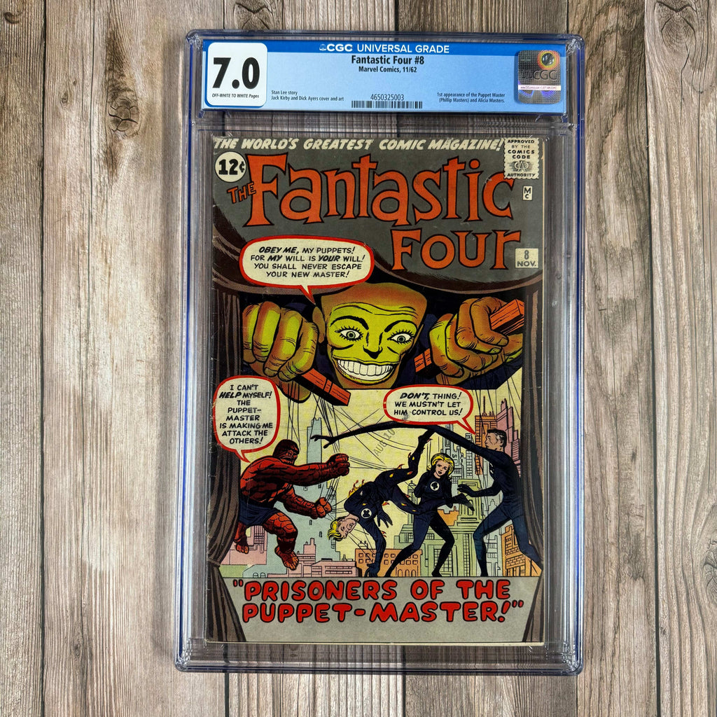 Bry's Comics Fantastic Four #8 CGC 7.0 1st appearance of Alicia Masters and the Puppet Master
