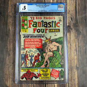 Bry's Comics Fantastic Four Annual #1 CGC .5 1st app of Krang & Lady Dorma in the Silver Age