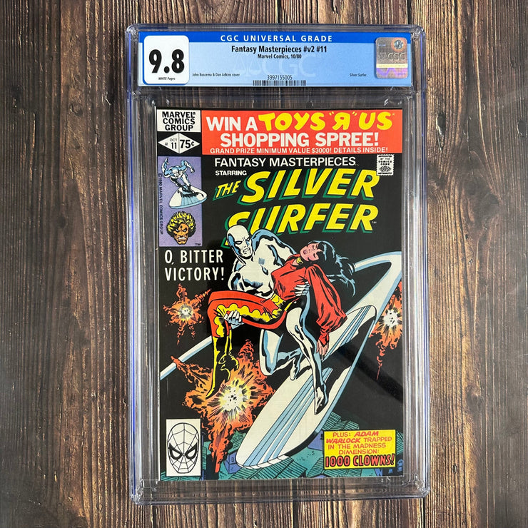 Bry's Comics *  Fantasy Masterpieces #v2 #11 CGC 9.8 WP Featuring Reprint of Silver Surfer Volume 1 #11