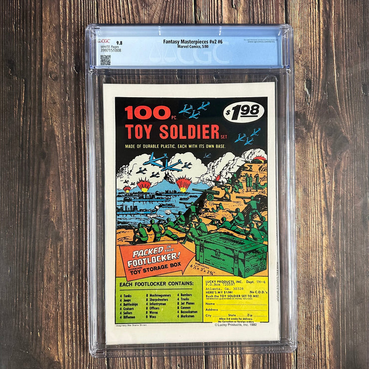 Bry's Comics *  Fantasy Masterpieces #v2 #6 CGC 9.8 WP Featuring Reprint of Silver Surfer Volume 1