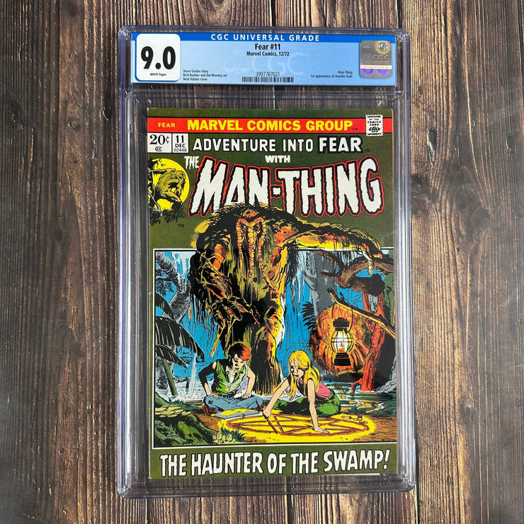 Bry's Comics Fear (Adventure Into) #11 CGC 9.0 WP Cover Art by Neal Adams, 1st appearance of Jennifer Kale and Thog, 1st mention of the Nexus of All Realities
