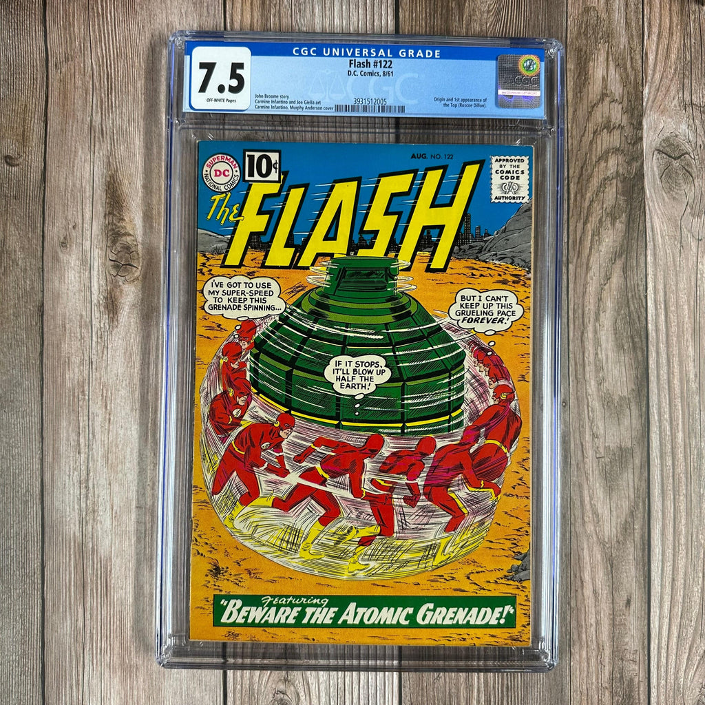 Bry's Comics Flash #122 CGC 7.5 1st appearance of the Top