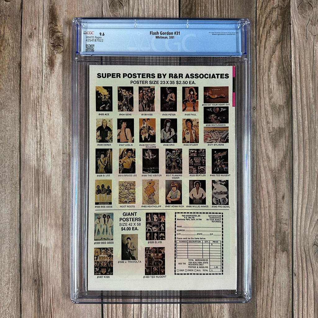 Bry's Comics Flash Gordon #31 CGC 9.6 WP Movie adaptation, part 1 of3