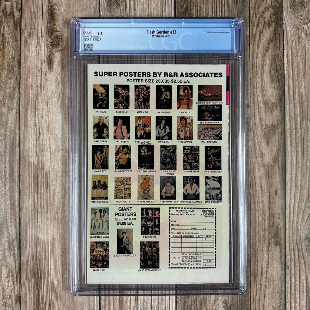 Bry's Comics Flash Gordon #32 CGC 9.6 WP Flash Gordon - The Movie Part 2 (of 3).