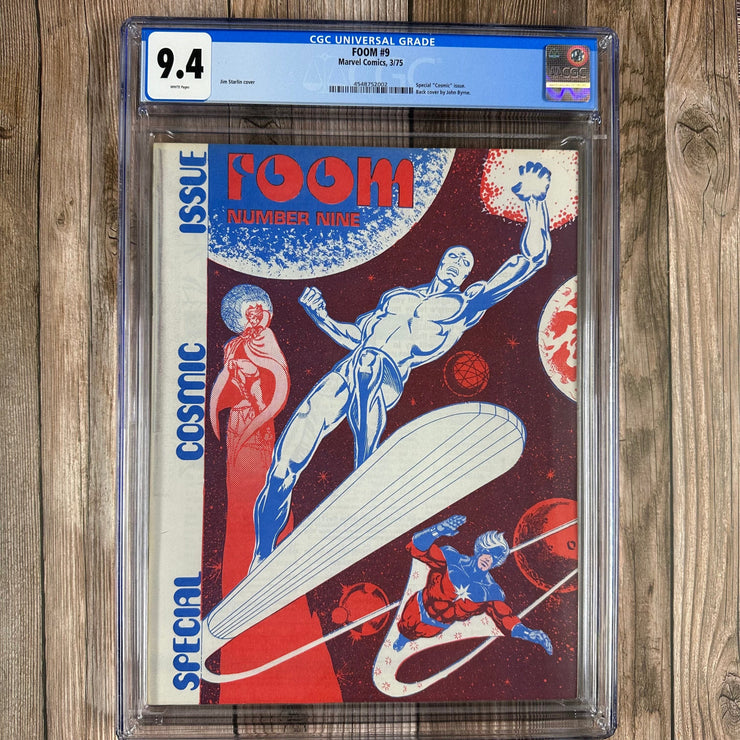 Bry's Comics FOOM Magazine #9 CGC 9.4 WP Cover art by Jim Starlin