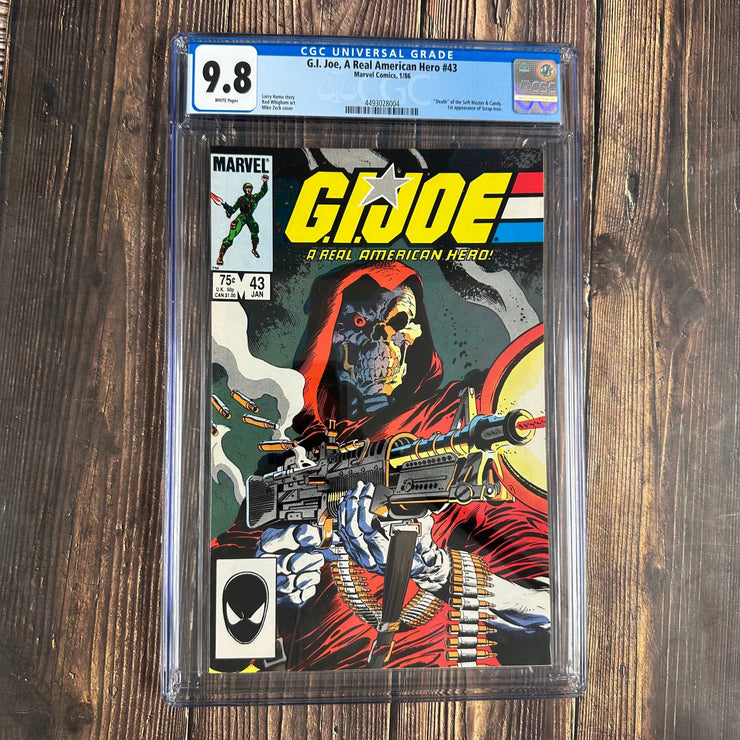 Bry's Comics G.I. Joe: A Real American Hero #43 CGC 9.8 WP 1st Appearance of Scrap-Iron