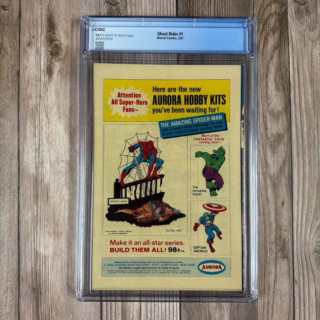 Bry's Comics Ghost Rider #1 CGC 9.4 1st appearance and origin of the Ghost Rider (Carter Slade)