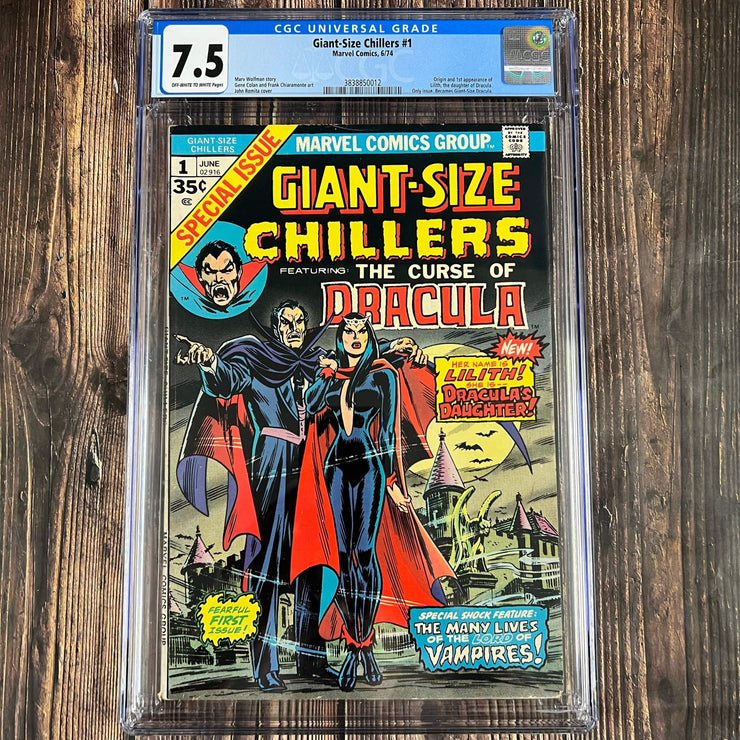 Bry's Comics Giant Size Chillers #1 CGC 7.5 1st appearance of Lilith, the daughter of Dracula