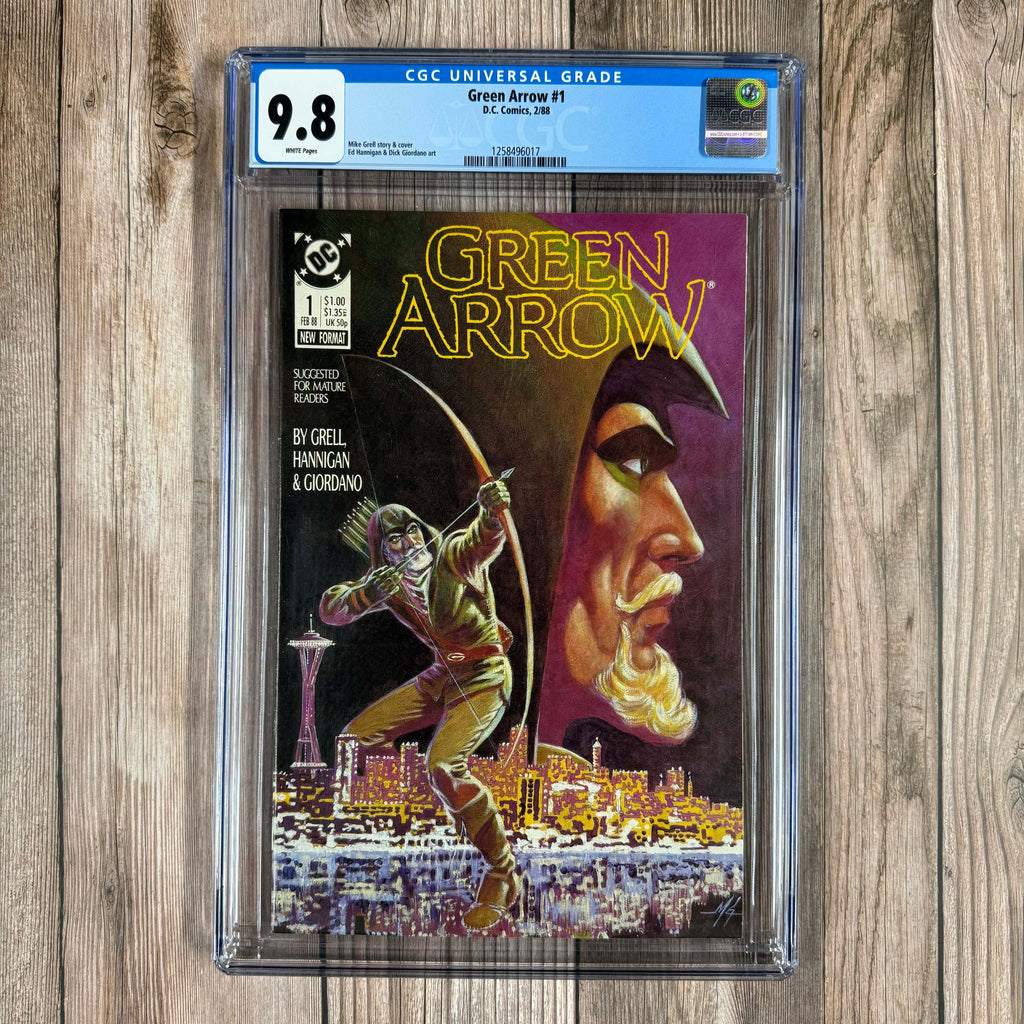 Bry's Comics Green Arrow #1 CGC 9.8 WP Premiere issue of the first Green Arrow ongoing series