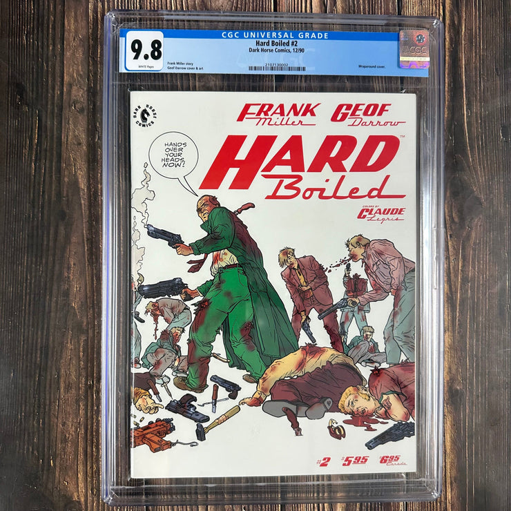 Bry's Comics Hard Boiled #2 CGC 9.8 WP Written by Frank Miller, Art by Geoff Darrow