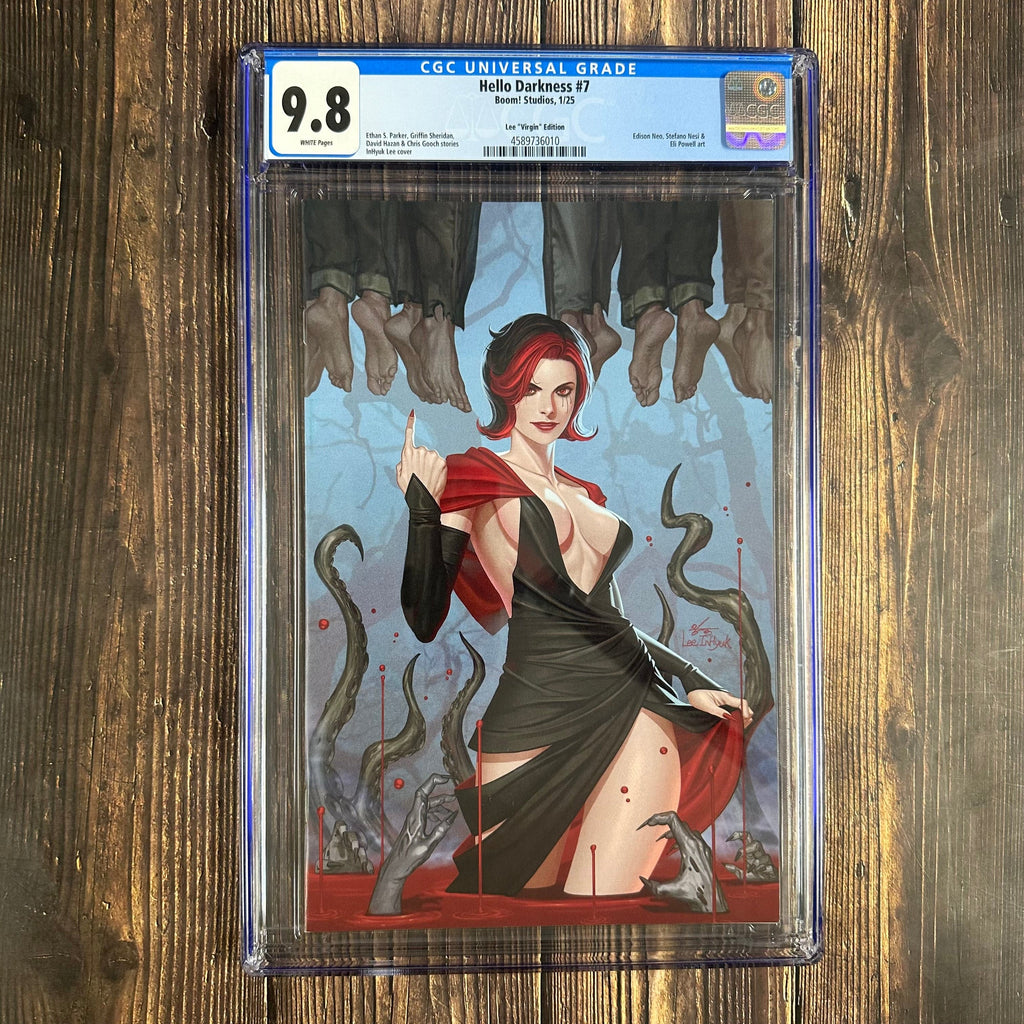 Bry's Comics Hello Darkness #7 CGC 9.8 WP 1:20 Variant cover by InHyuk Lee