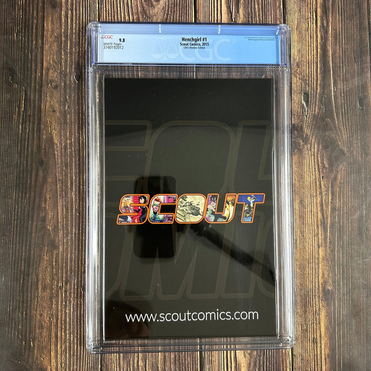 Bry's Comics Henchgirl #1 CGC 9.8 WP CBFS Member Edition, Cover Art by Kristen Gudsnuk, 1st appearance Henchgirl