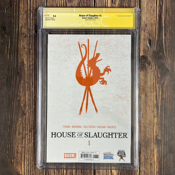 Bry's Comics House of Slaughter #1 CGC 9.8 Signed & Sketch "03/25" by Zoe Lacchei