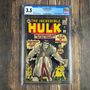 Bry's Comics Hulk 1 CGC 3.5 1st appearance and origin of the Hulk! *Trade Available*