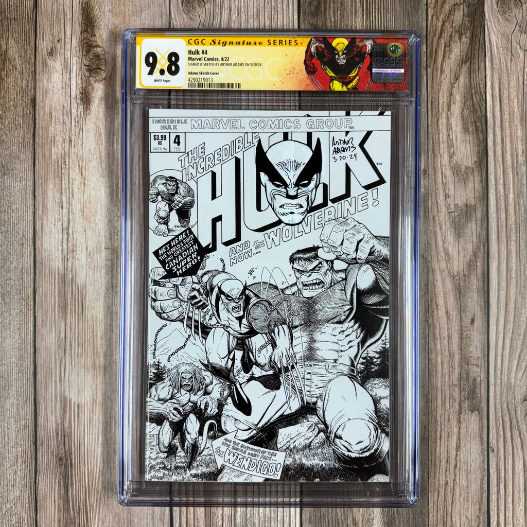 Bry's Comics Hulk #4 CGC 9.8 SS WP Custom Label, 1st appearance of an irradiated Peter Parker, Spider-Hulk