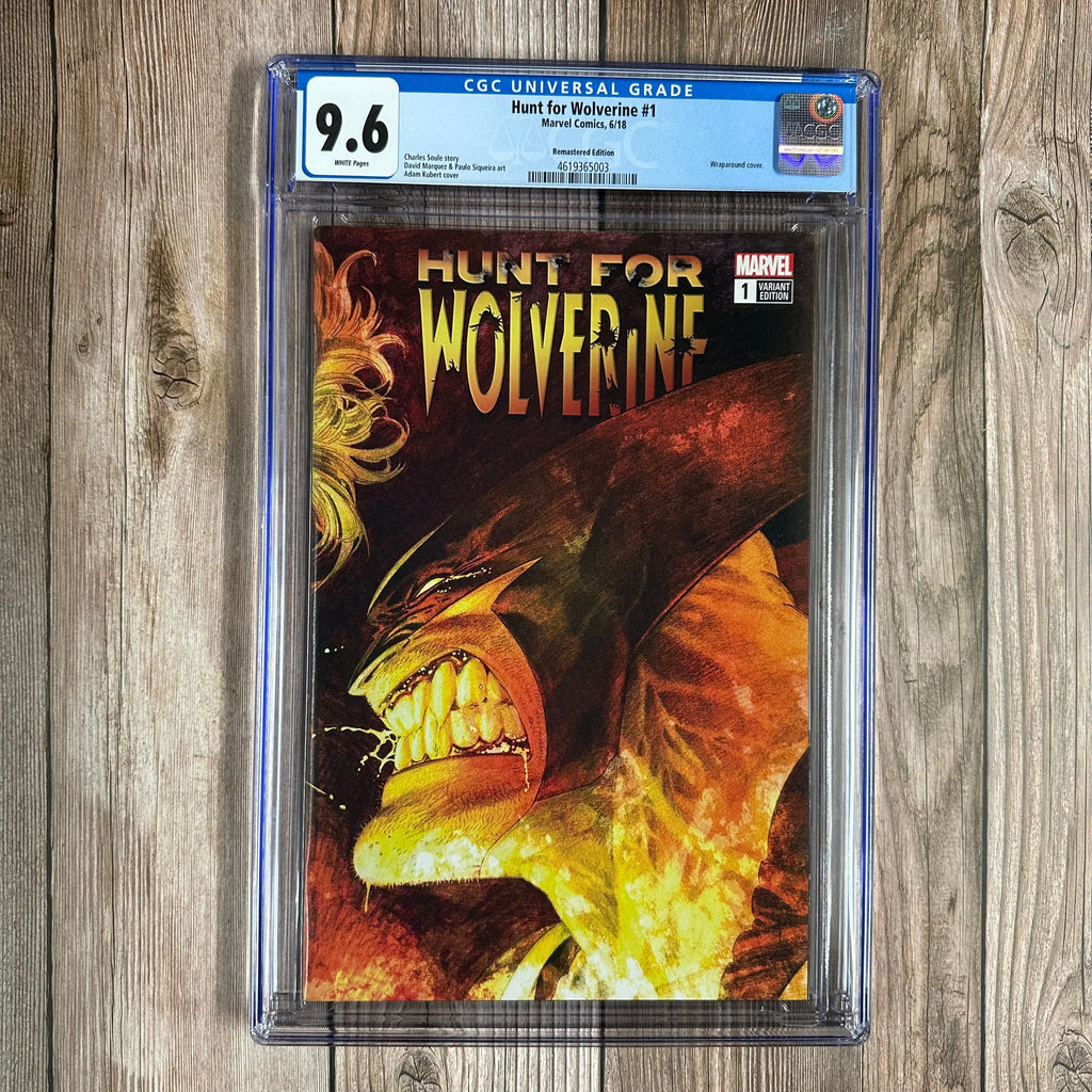 Bry's Comics Hunt For Wolverine #1 CGC 9.6 WP 1:500 Remastered Variant Cover by Adam Kubert
